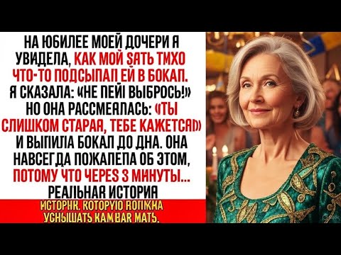 Видео: Я увидела, как зять что-то подсыпал дочери в бокал. Я крикнула "НЕ ПЕЙ!". Но она рассмеялась…
