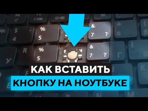 Видео: КАК ВСТАВИТЬ КНОПКУ В НОУТБУКЕ?