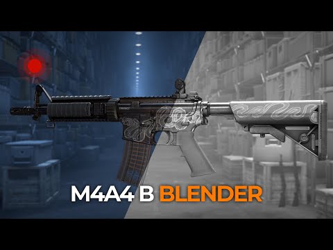Видео: Создаем M4A4 #12 | В Blender 3D