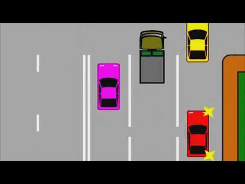 Видео: 13 Урок   Расположение транспортс на проезжей части дороги