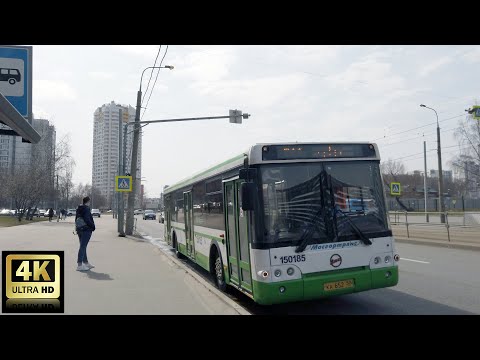 Видео: с11 маршрут автобуса. 13.04.2021 год. Москва.