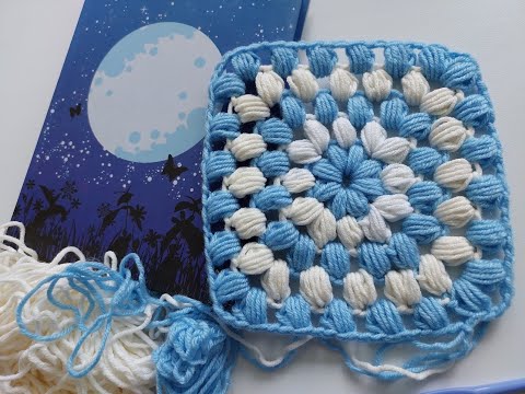 Видео: А ВЫ вязали ПЫШНЫЙ БАБУШКИН КВАДРАТ? ОЧЕНЬ КРАСИВЫЙ ОБЪЕМНЫЙ МОТИВ!