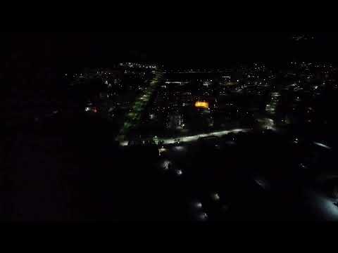 Видео: Ревда Мурманская обл.Ночной полет!
