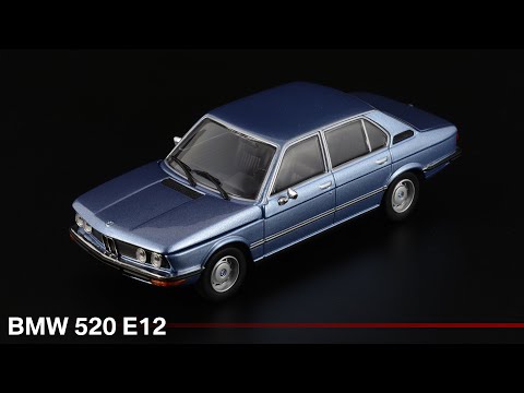 Видео: BMW 520 E12 Fjord-metallic /// Minichamps /// Масштабные модели автомобилей Германии 1970-х 1:43