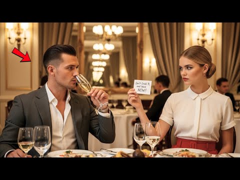 Видео: Официантка передала директору записку: «Не пей это и уходи СЕЙЧАС». Он схватил её за руку и сказал…