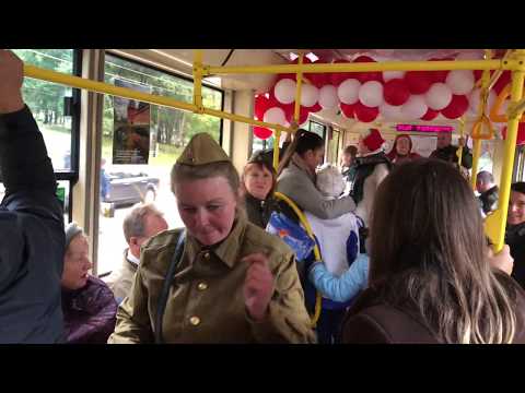 Видео: Акция «Музыкально-поэтический трамвай» ч. 2