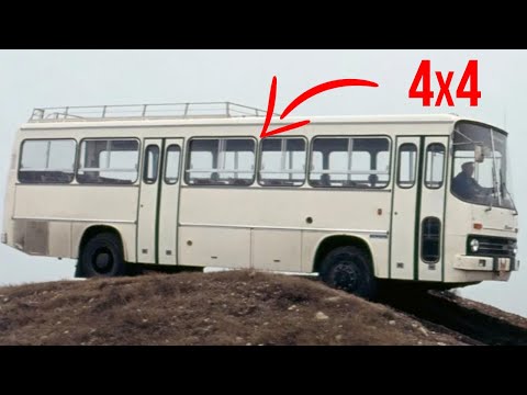 Видео: Зачем создали "Икарус 4Х4" для бездорожья? Редкая версия автобуса