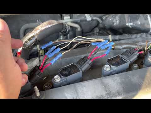 Видео: Как заменить разъемы катушки зажигания на Toyota Camry 2007 года
