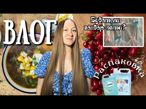 Видео: ВЛОГ | НЕДЕЛЯ СО МНОЙ | ЩАВЕЛЕВЫЙ СУП | БУДЕТ ЛИ ГЕНДЕР ПАТИ?