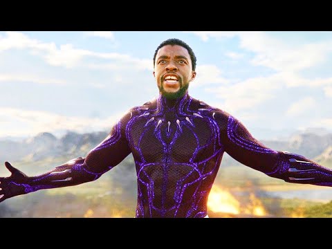 Видео: ⚫ Черная Пантера - Самые Крутые Сцены с Тчаллой 👊!