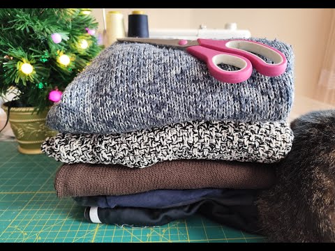 Видео: DIY How to Make a Quilt from Old Sweaters. Старым свитерам новое применение!
