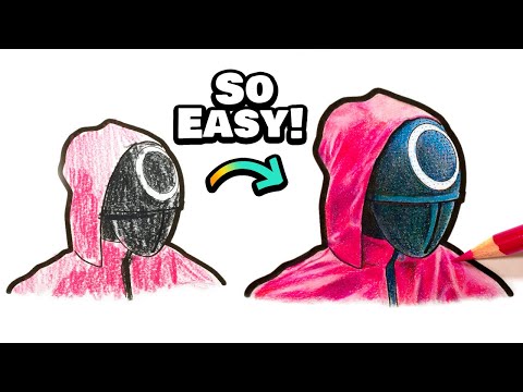 Видео: ЛЕГКАЯ штриховка цветными карандашами (FTW)