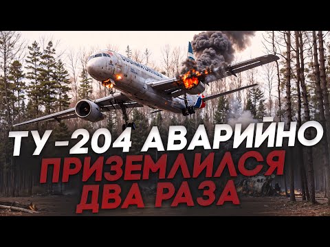 Видео: Один и тот же Ту-204 два раза чуть не потерпел катастрофу. 14 января 2002г. и 22 марта 2010г.