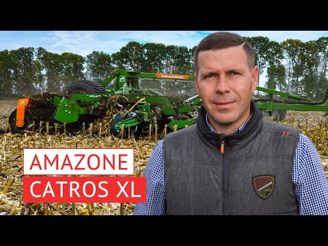 Видео: AMAZONE Catros XL - дискова борона для роботи з великою кількістю пожнивних решток