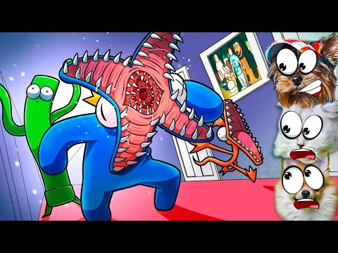 Видео: СИНИЙ съел РАДУЖНЫХ ДРУЗЕЙ! ЭКСПЕРИМЕНТ,который НЕЛЬЗЯ ПОВТОРИТЬ Rainbow Friend Валеришка Макс