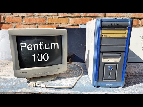 Видео: запуск старого ПК   пентиум 100 ✔ разбор древнего компа купленнего на авито за 300 рублей