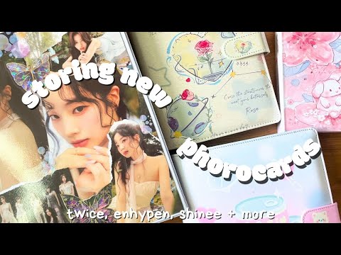 Видео: ♡ Организация фотокарт #32 ♡ shinee, twice, enhypen + more ♡