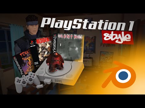 Видео: Почему стиль PlayStation 1 стал популярным и Как повторить его в Blender