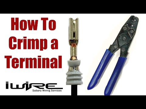Видео: Как обжать клемму