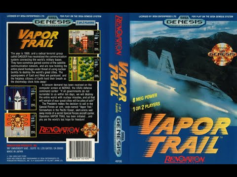 Видео: Vapor Trail (sega) - complete (пройден)