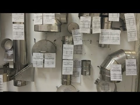 Видео: Обзор, тест,потрошение и поджигание дымоходов TMF для дровяных печей