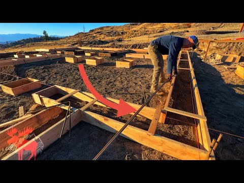 Видео: Арматура для фундаментов и оснований. Строим наш современный дом в горах. Выпуск №5