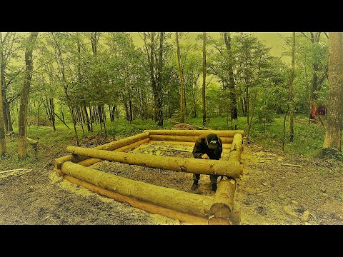 Видео: СТРОИМ БАНЮ В ТАЙГЕ, ЛОВИМ РОИ. Чем еще в тайге заниматься?))