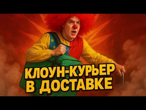 Видео: Я стал КЛОУНОМ-КУРЬЕРОМ на день!
