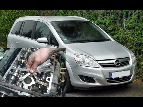 Видео: Opel Zafira B z18xer регулировка клапанов