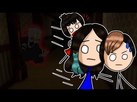 Видео: Сбегаем от Костянов в отеле в игре "Pokiman"!!