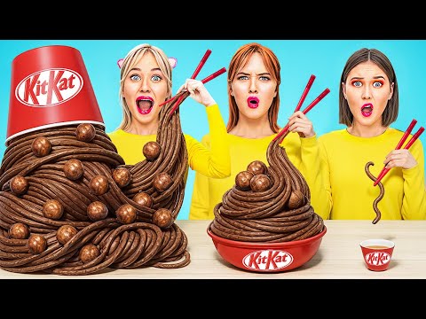 Видео: Ультимативный тест размера еды! Кто делает лучший (или худший) микс? 🍔🍦 от 123 GO!