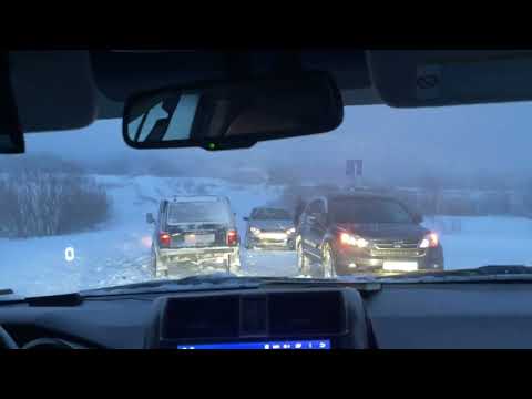 Видео: Toyota Land Cruiser Prado 150 в снежном плену