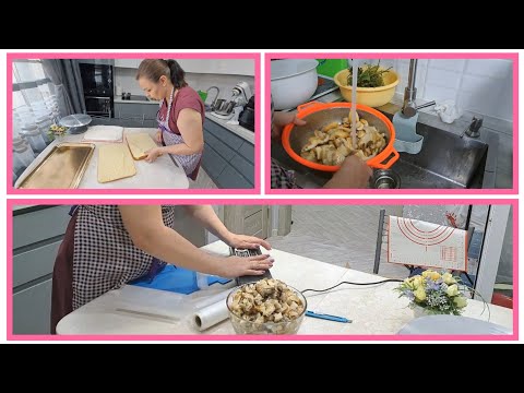 Видео: СОБИРАЮ 🎂 ГОТОВЛЮ КРЕМА🍦ну и МОИ ЗАГОТОВОЧКИ В МОРОЗИЛКУ