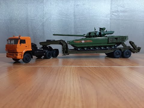 Видео: Сборка  КАМАЗ 65225 с ПП ЧМЗАП 5247 Г AVD models