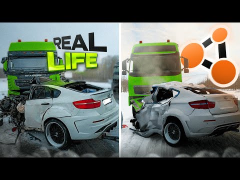 Видео: Аварии на реальных событиях в BeamNG.Drive #62