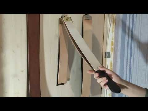 Видео: Восстановление опасной бритвы, часть 4 - направка на стропе