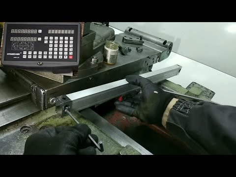 Видео: Инструкция Как  установить Устройство Цифровой Индикации (УЦИ) на  токарный станок 1к62