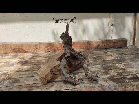 Видео: Посмотрите, как куски дерева превратились в великолепные часы