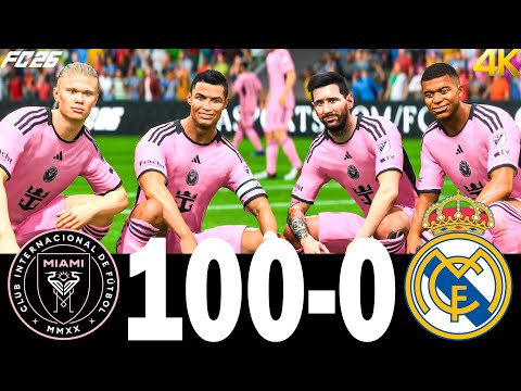 Видео: FC 26 - РОНАЛДУ МЕССИ НЕЙМАР И МБАППЕ | ВСЕ ЗВЕЗДЫ | ИНТЕР МАЙАМИ 100-0 РЕАЛ МАДРИД #fc26