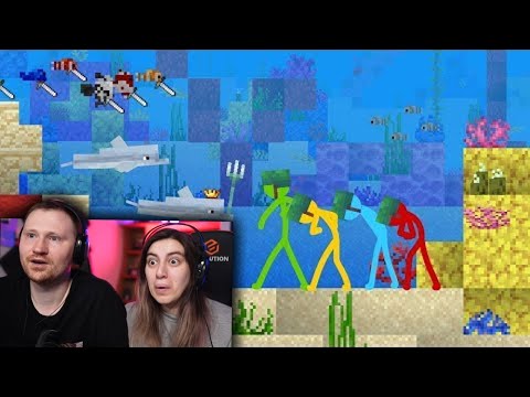 Видео: Анимация против Майнкрафта эпизод 13 | The Dolphin Kingdom   Animation vs  Minecraft Ep 13 | Реакция