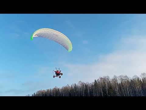 Видео: Зимние полеты. Паратрайк.