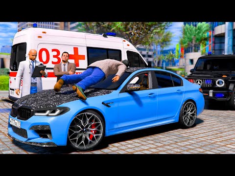 Видео: ОТЕЦ И СЫН В GTA 5 - УПАЛ С НЕБОСКРЕБА НА КРЫШУ BMW M5! ЧУДОМ ВЫЖИЛ ПОСЛЕ ПАДЕНИЯ! РАЗБОРКИ! 🌊ВОТЕР