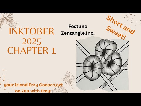 Видео: Инктобер | Глава 1. Праздник от Zentangle, Inc.