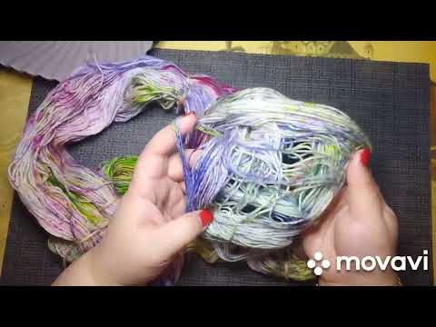 Видео: крашу пряжу, покупки, моя носочная пряжа 😉