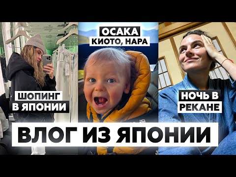 Видео: Осака, ночевка в рекане, Киото, Нара, шопинг в Токио | ВЛОГ из Японии | Часть 2