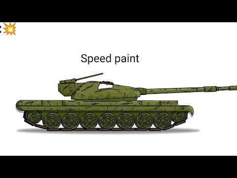 Видео: Рисуем объект-777 | Speed paint | мультики про танки