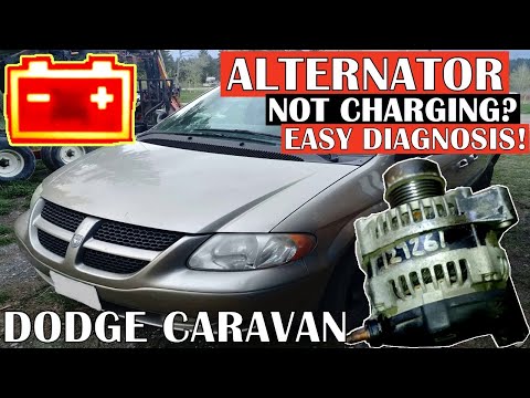 Видео: Аккумулятор Dodge Caravan не заряжается — устранение неисправностей цепи: падение напряжения, заз...