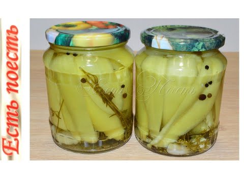 Видео: Хрустящий маринованный зеленый перчик на зиму.