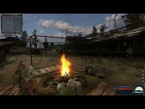 Видео: STALKER Clear Sky. Анекдоты и байки у костра на базе Чистого Неба #юмор #stalker