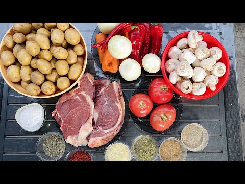 Видео: Жаркое лесника, настоящая мужская еда для большой компании. Простые рецепты от Охапка Дров.